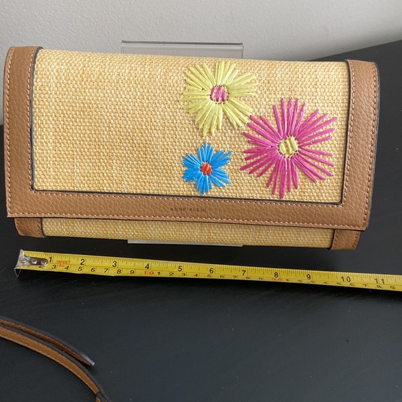 Anne Klein Floral Embroidered Floral Crossbody or Clutch detachable strap - Picture 12 of 14